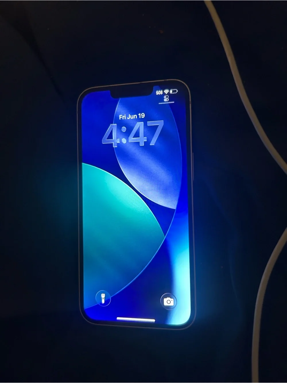Apple iPhone in Blue and Teal Finish - Bright OLED Display